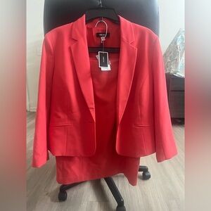 NWT Nine West Women's Vibrant Red Blazer